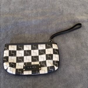 L.A.M.B wristlet pouch